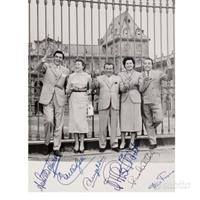 Sanremo i primi vincitori -uno scatto 5 Autografi