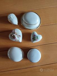 porta pillole ceramica vintage 