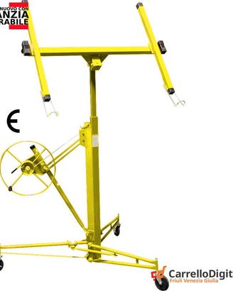 Alzalastre per Cartongesso alza pannelli giallo