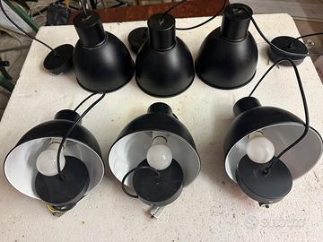 6 lampade a soffitto come nuove