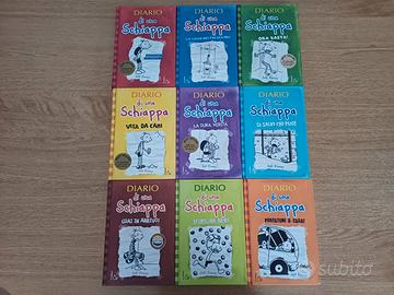 Primi 9 volumi di Diario di una schiappa