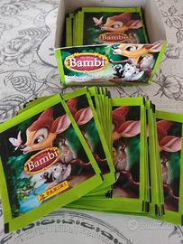 n. 50 pacchetti di figurine panini  Bambi