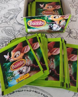 n. 50 pacchetti di figurine panini  Bambi