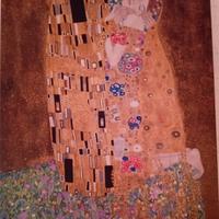 Quadro stampa su tela Il bacio di Klimt