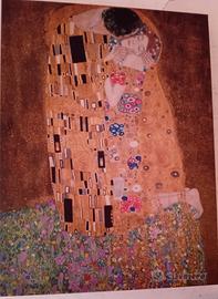 Quadro stampa su tela Il bacio di Klimt