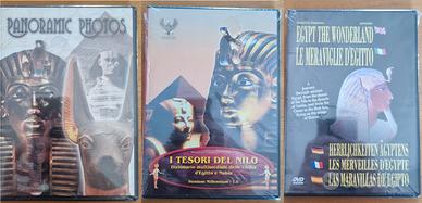 Lotto DVD-Meraviglie d'Egitto/Tesori del nilo/pano