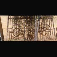 cancello antico in ferro pieno metà 800