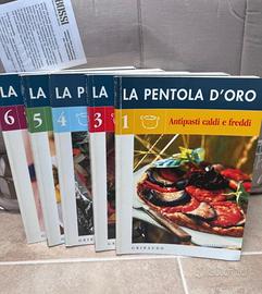 Lotto 5 libri cucina la pentola d’oro