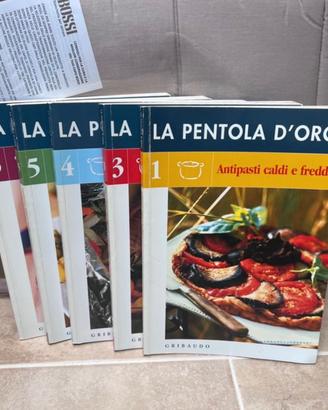 Lotto 5 libri cucina la pentola d’oro