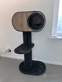 Tiragraffi con cuccia gatto XXL