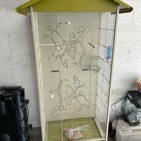 Gabbia per uccelli o pappagalli