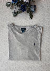 T-shirt Polo Ralph Lauren -Grigio-vintage-XL-Uomo!