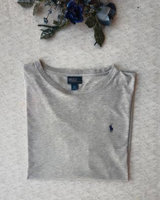 T-shirt Polo Ralph Lauren -Grigio-vintage-XL-Uomo!