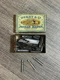 Scatola pennini antichi “Perry & Co.”