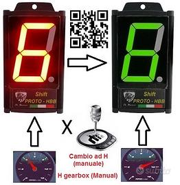 Contamarce con SHIFT LIGHT BI-COLORE integrato