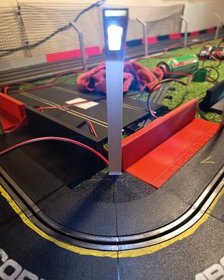 paletti illuminazione led pista carrera 1/32
