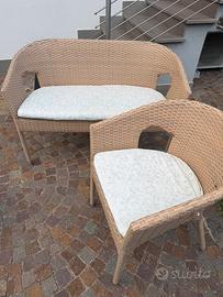 Set divanetto caffe terrazzo balcone giardino