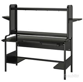 Scrivania da gaming, nero - IKEA, FREDDE