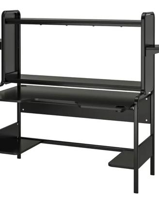 Scrivania da gaming, nero - IKEA, FREDDE