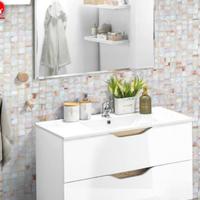 Mobile bagno sospeso  con specchio 