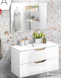 Mobile bagno sospeso  con specchio 