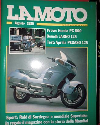 Rivista LA MOTO numero 8 anno 1989