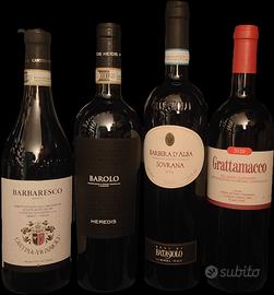 Barbaresco Barolo Barbera e Grattamacco 