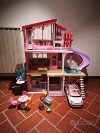 Casa Barbie con incluso Macchina FIAT 500 Barbie