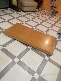 MENSOLONE DA TERRA DI LEGNO ROVERE CON PIEDINI 