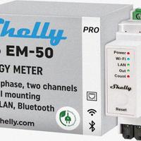Shelly Pro EM 50A | Misuratore di Energia a 2 Cana