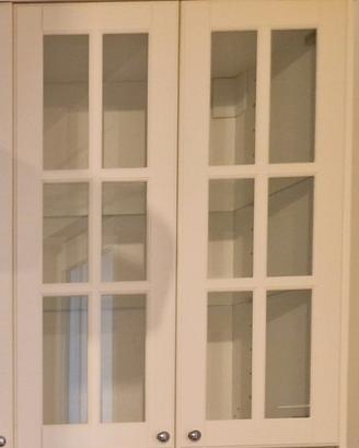 Coppia Pensili Vetrina Bianchi IKEA METOD BODBYN