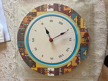 Orologio da parete in vetro