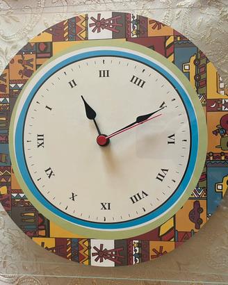 Orologio da parete in vetro
