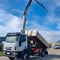 Iveco Eurocargo 150e18 K RIBALTABILE E GRU PM 1002