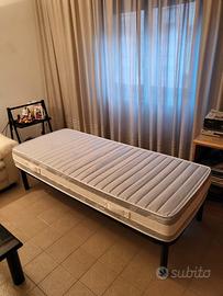 Materasso singolo + rete - misure:190x80x20 cm