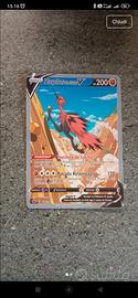 carta Pokemon 2021 Zapdos de galar v 174/198