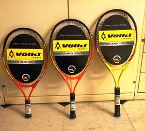 3 racchette tennis junior vintage nuove Volkl