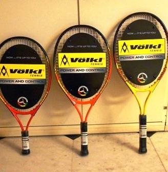 3 racchette tennis junior vintage nuove Volkl