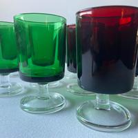 Bicchieri Luminac anni ‘70