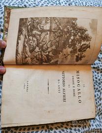 alfieri il misogallo 1800 libro antico 