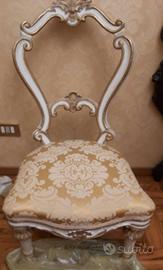 Coppia sedie antiche da parata