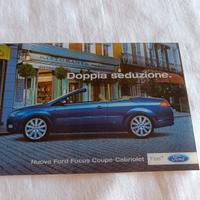 Cartolina Ford Focus Coupé-Cabriolet Cangiante.