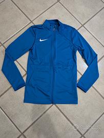 Felpa Nike blu con zip sportiva