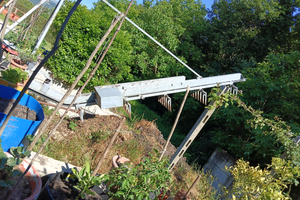 Nastro trasportatore letame