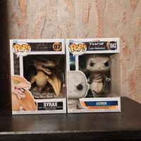 Funko pop Syrax 07 e Gorr 1043