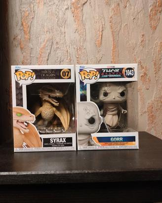 Funko pop Syrax 07 e Gorr 1043