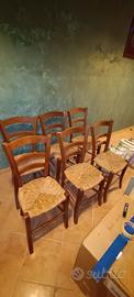 Sedie in legno 