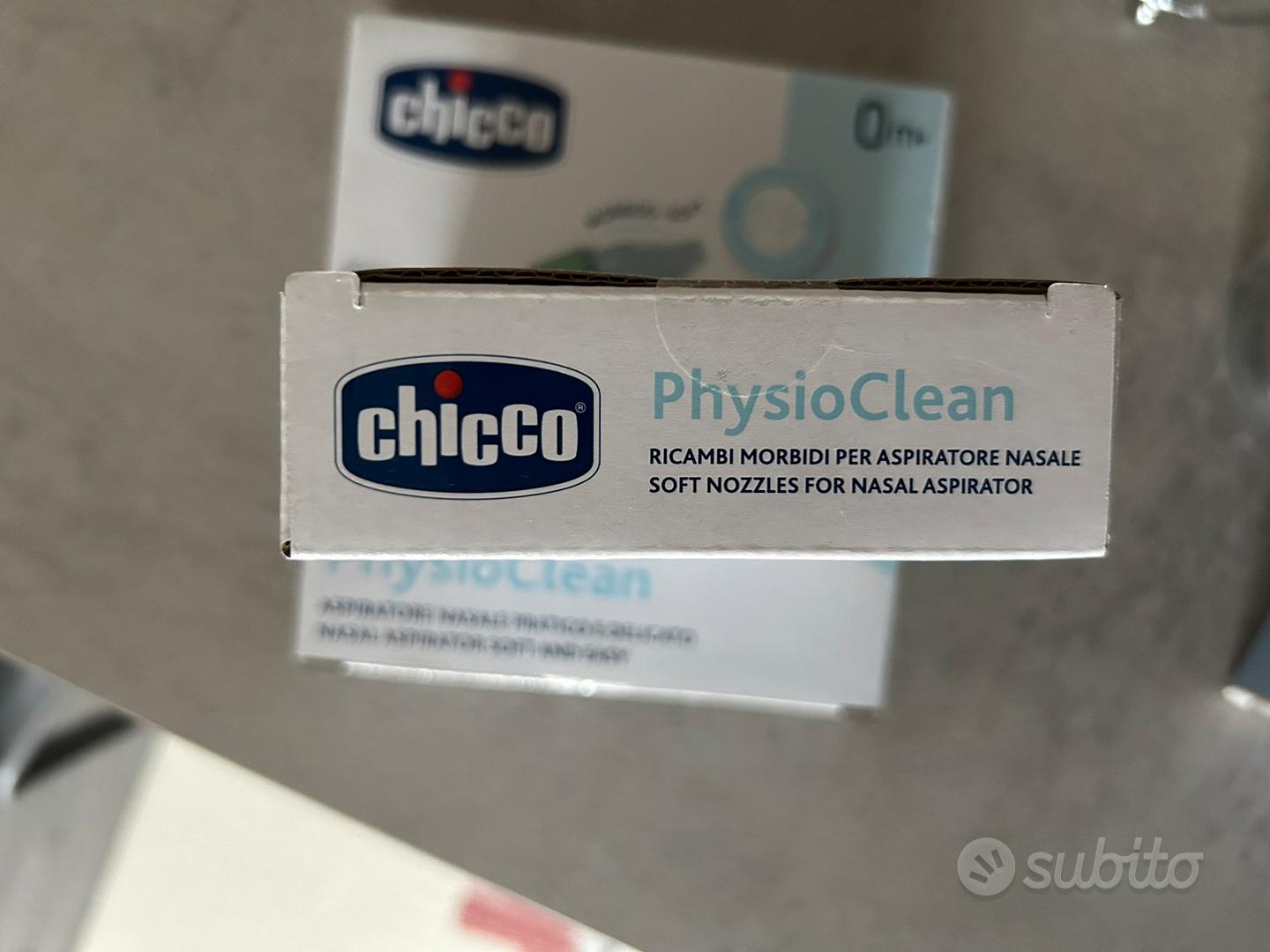 RICAMBI MORBIDI PER ASPIRATORE NASALE CHICCO PHYSIOCLEAN