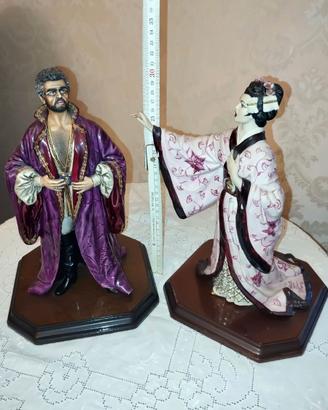 Statuette Otello e Madama Butterfly
