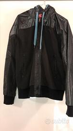 Giacca primaverile Puma con cappuccio nera